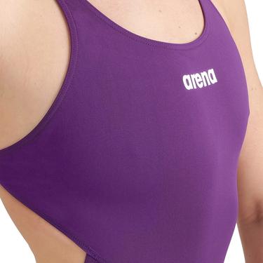  Team Swimsuit Swim Tech Solid Kadın Mor Yüzücü Mayosu 004763911