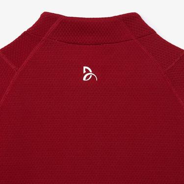  SPORT x Novak Djokovic Erkek Bisiklet Yaka Renk Bloklu Kırmızı Sweatshirt