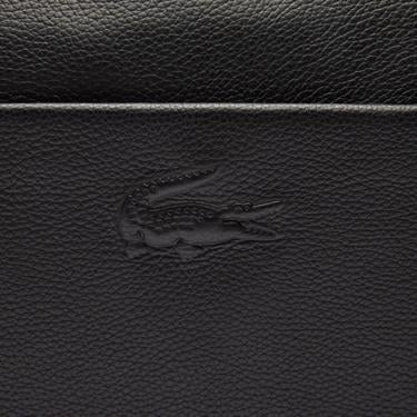  Lacoste City Court Kadın Deri Siyah Omuz Çantası