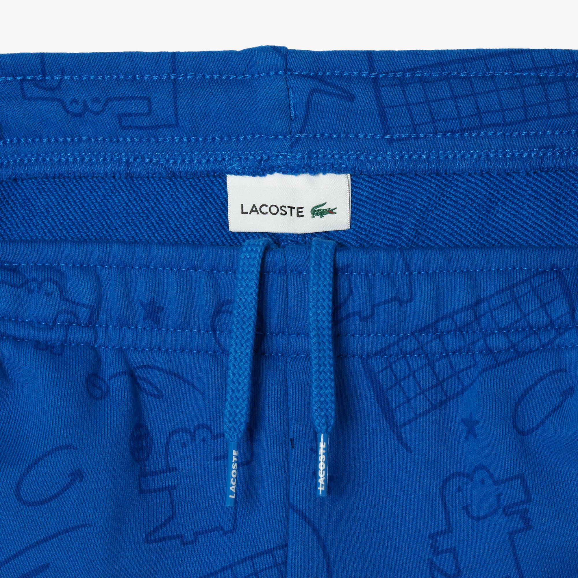 Çocuk Baskılı Mavi Şort