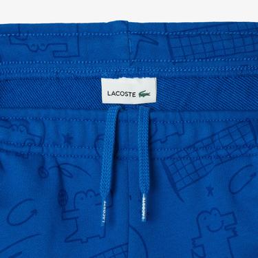  Çocuk Baskılı Mavi Şort