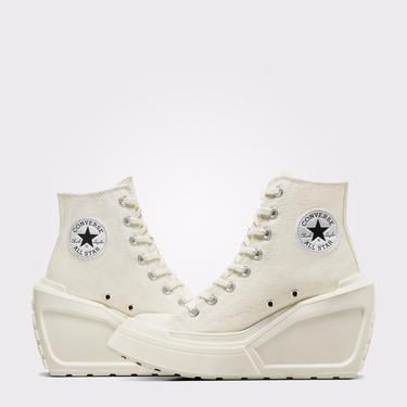  Converse Chuck 70 De Luxe Wedge Kadın Krem Sneaker