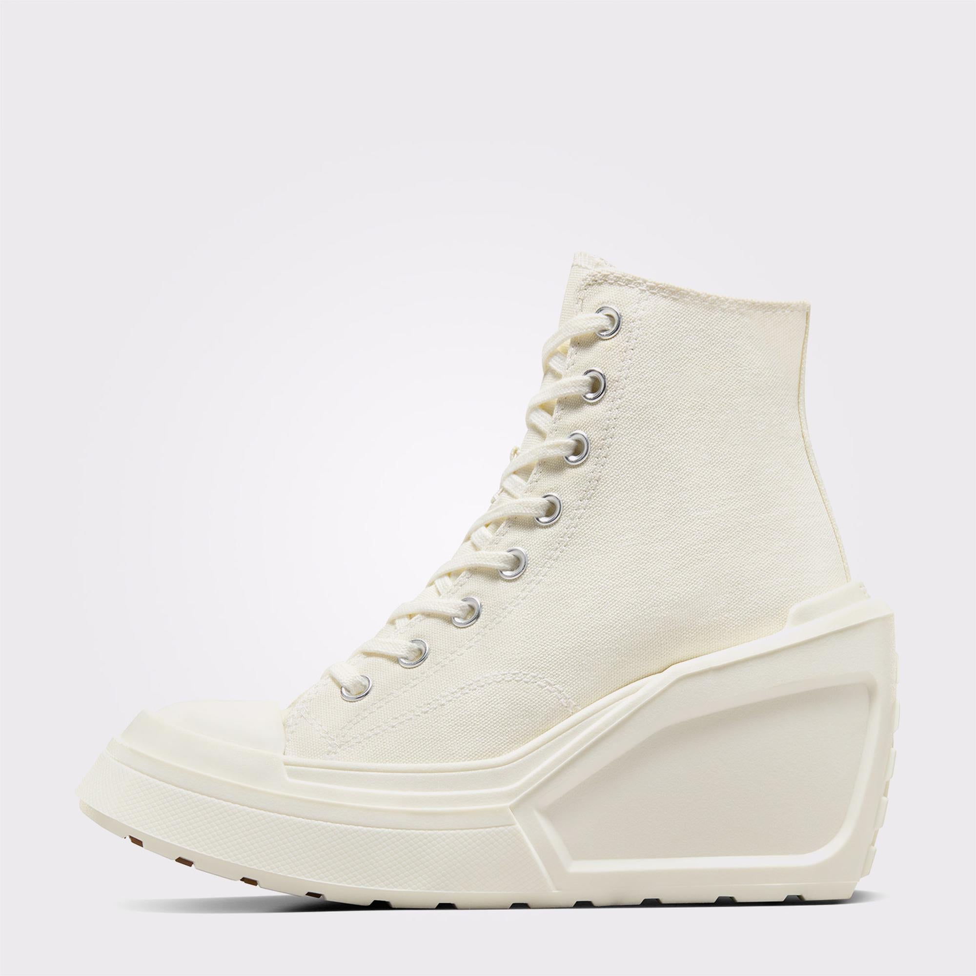 Converse Chuck 70 De Luxe Wedge Kadın Krem Sneaker