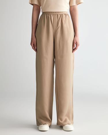  GANT Kadın Bej Regular Fit Pantolon