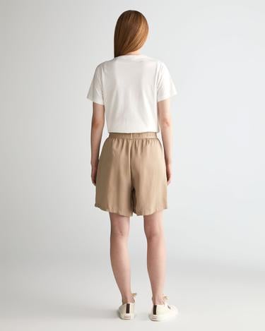  GANT Kadın Bej Regular Fit Logolu Şort