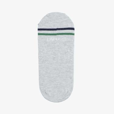  Lacoste Unisex Gri Babet Çorap