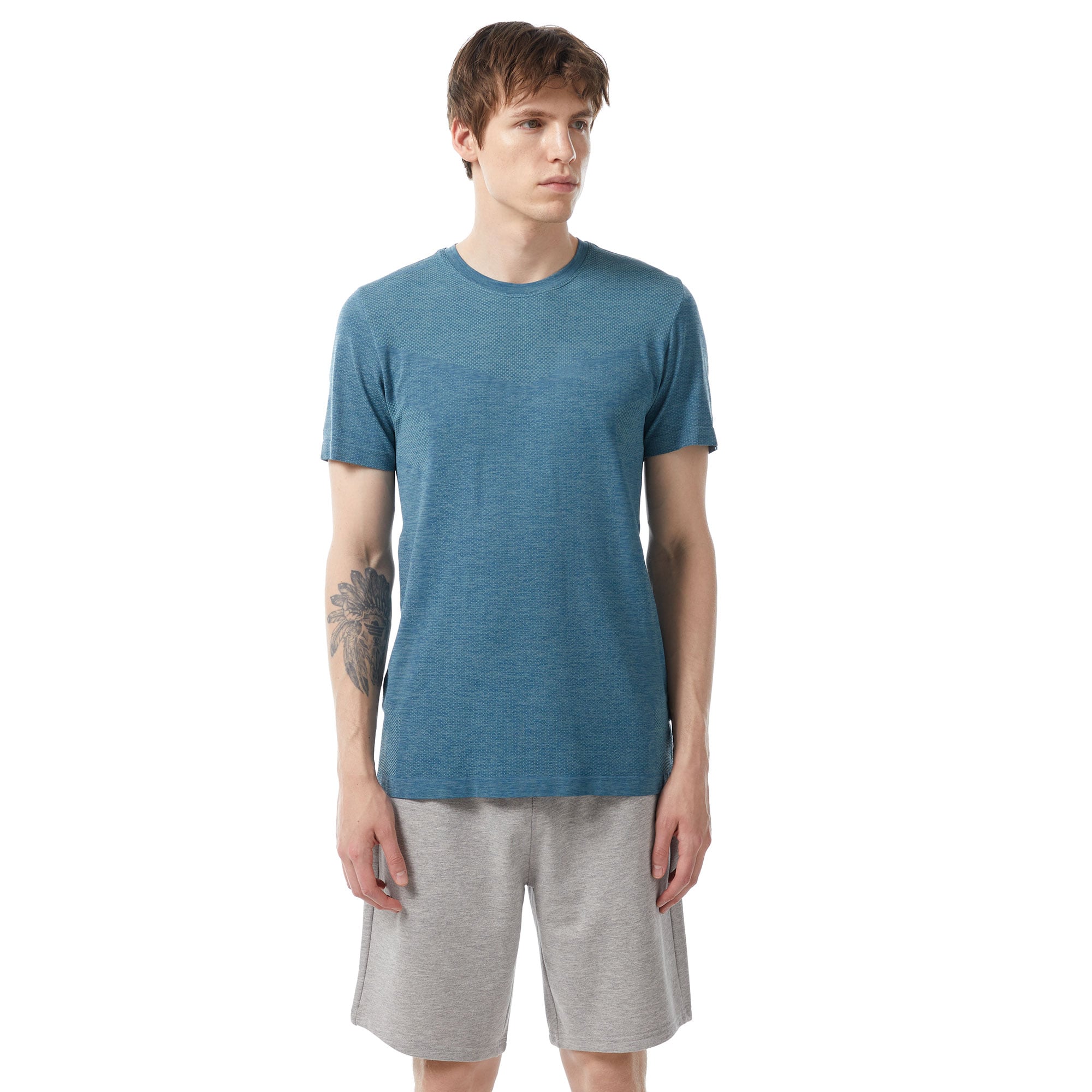  Energetics Tayeb SS M Erkek Mavi T-Shirt