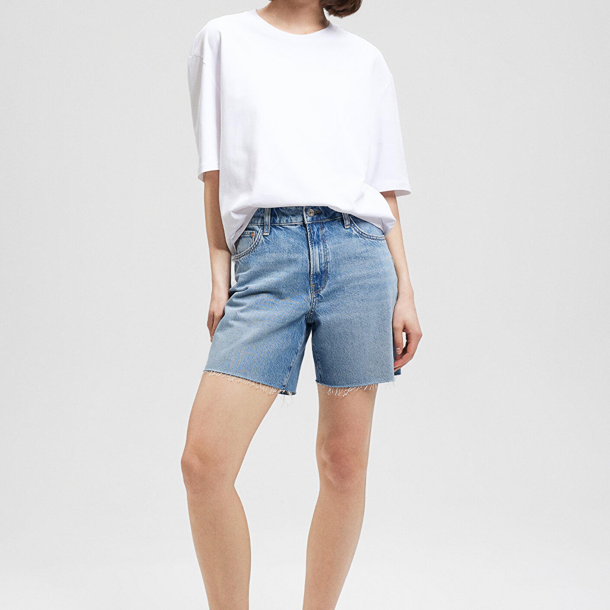 Mavi Lidia All Blue Vintage İndigo Mavisi Jean Şort 1410145-87088