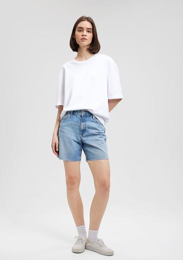  Mavi Lidia All Blue Vintage İndigo Mavisi Jean Şort 1410145-87088