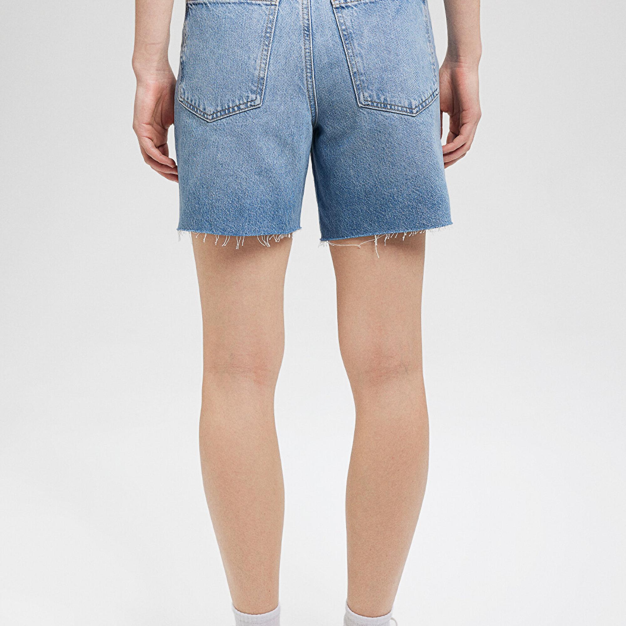 Mavi Lidia All Blue Vintage İndigo Mavisi Jean Şort 1410145-87088