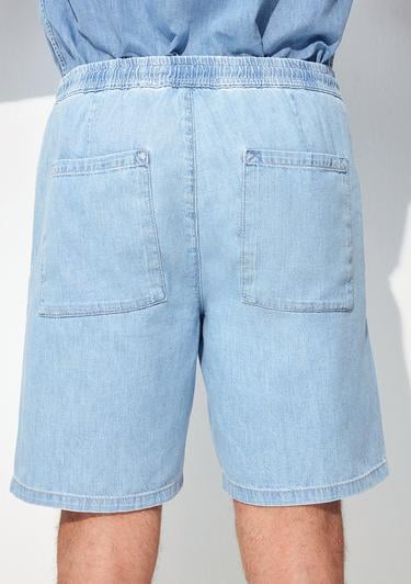  Mavi Dayton Akdeniz Buz Mavi Jean Şort 0410093-86945