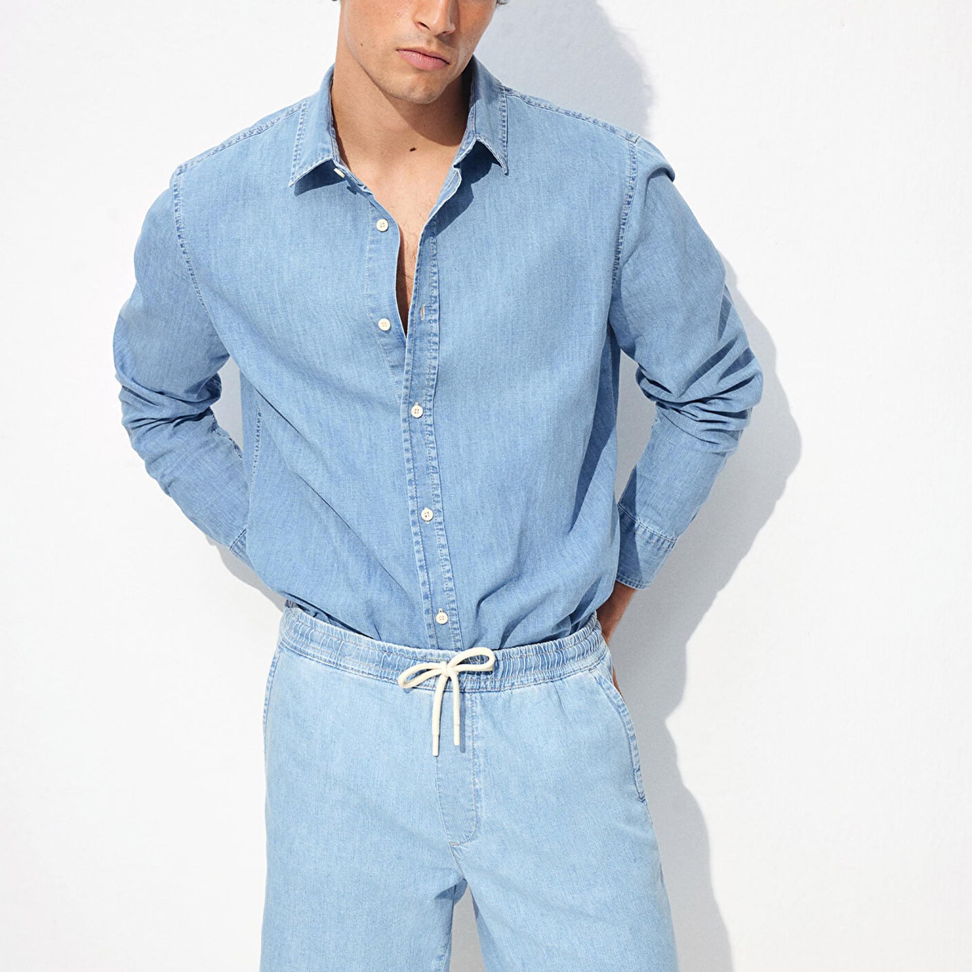 Mavi Dayton Casual Buz Mavi Jean Şort 0410093-86945