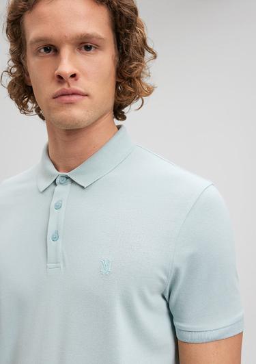  Mavi Lux Touch Mavi Modal Polo Tişört Slim Fit / Dar Kesim 066157-70805