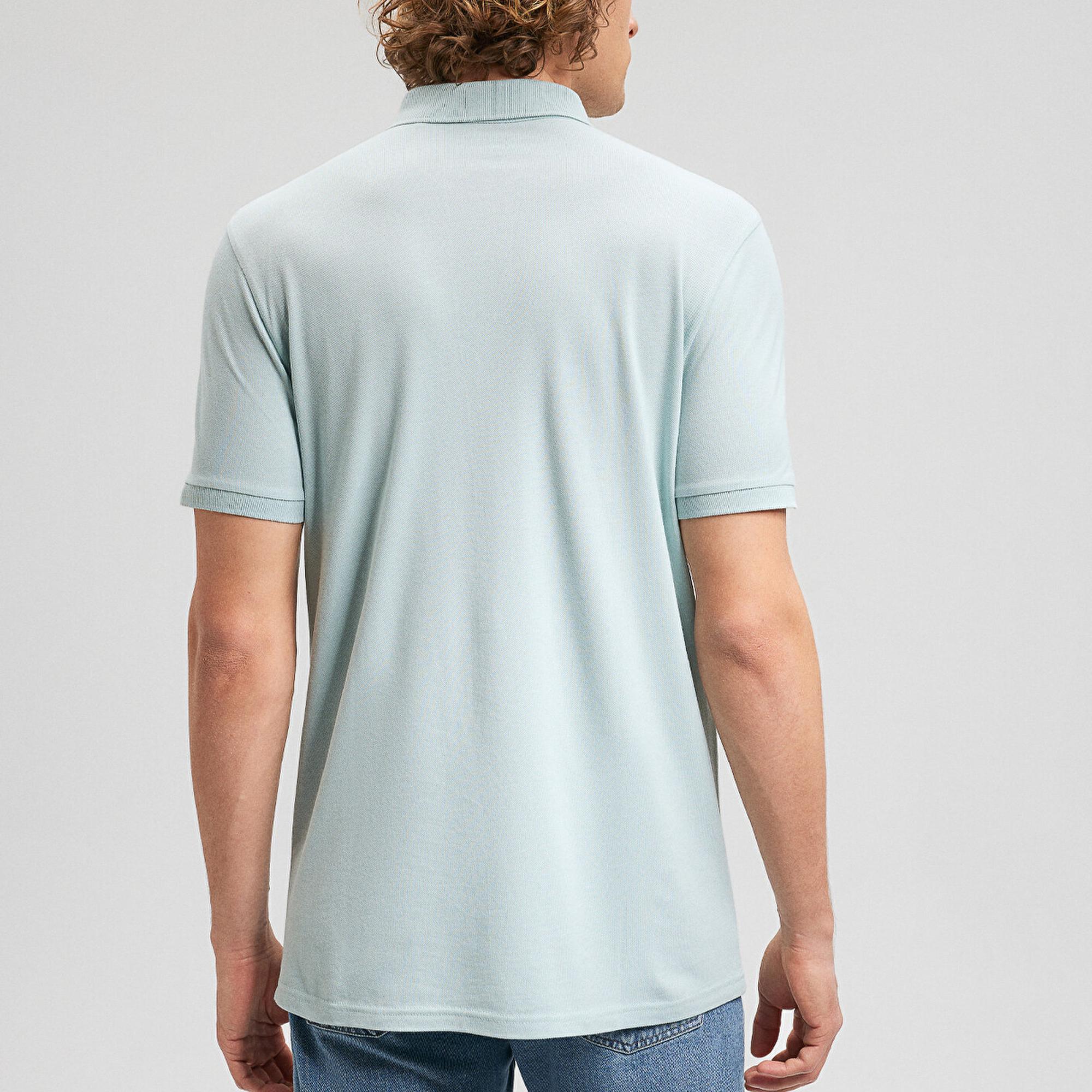 Mavi Lux Touch Mavi Modal Polo Tişört Slim Fit / Dar Kesim 066157-70805