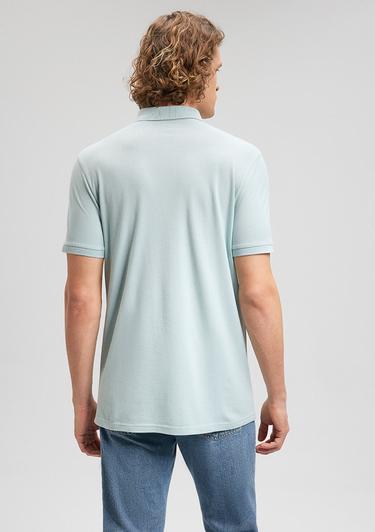  Mavi Lux Touch Mavi Modal Polo Tişört Slim Fit / Dar Kesim 066157-70805
