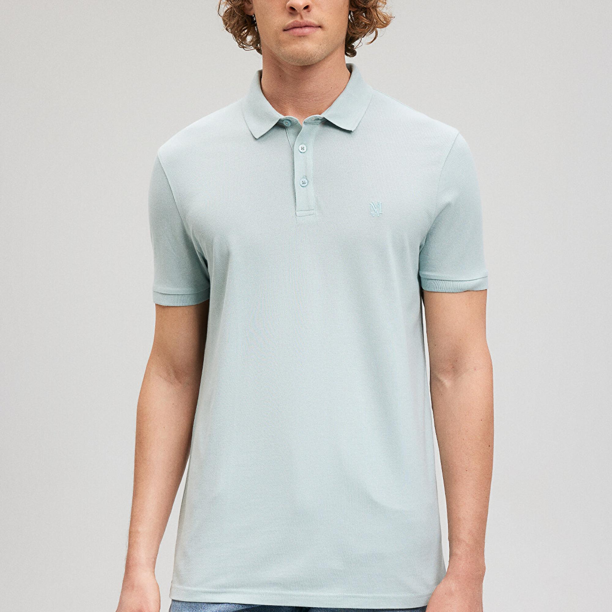 Mavi Lux Touch Mavi Modal Polo Tişört Slim Fit / Dar Kesim 066157-70805