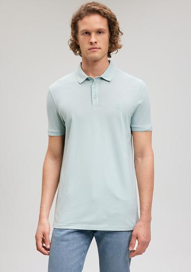  Mavi Lux Touch Mavi Modal Polo Tişört Slim Fit / Dar Kesim 066157-70805
