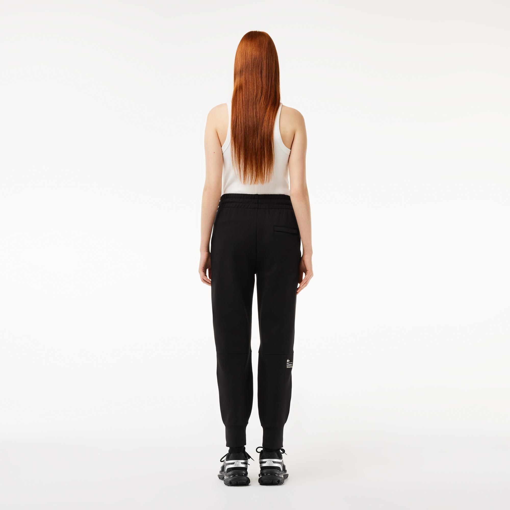 Lacoste Kadın Tapered Fit Siyah Eşofman Altı