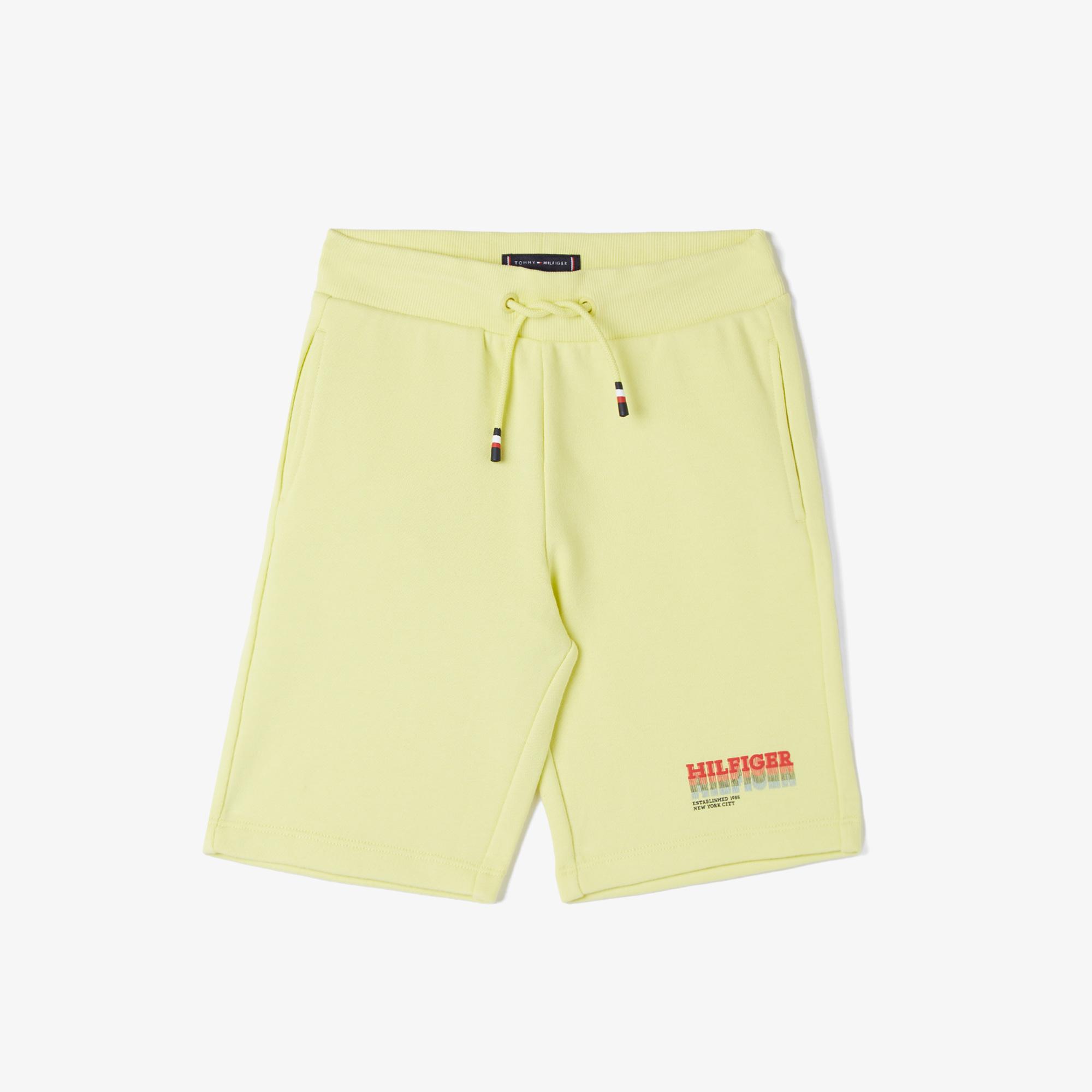 Tommy Hilfiger Fade Erkek Çocuk Sarı Şort