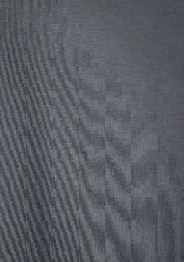  Mavi Logo Detay Kollu Gri Basic Tişört Loose Fit / Bol Rahat Kesim 0611924-70092