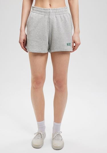  Mavi Mavi Logo Baskılı Gri Şort 1410155-82816