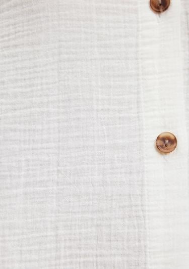  Mavi Beyaz Gömlek Loose Fit / Bol Rahat Kesim 1210758-70057