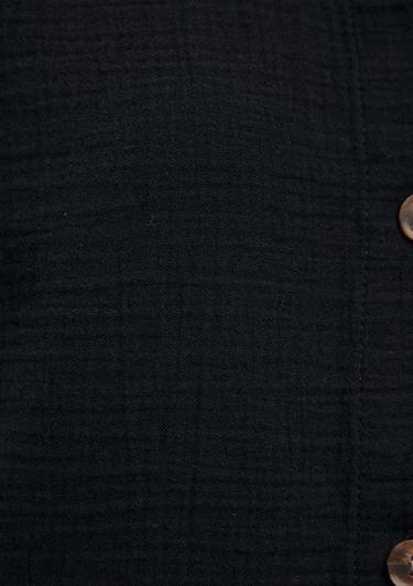  Mavi Siyah Gömlek Loose Fit / Bol Rahat Kesim 1210758-900