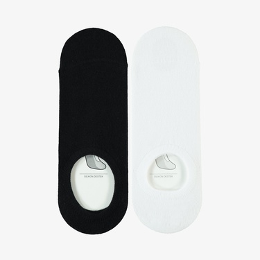  UNITED4 Core Unisex Siyah/Beyaz 2'li Çorap