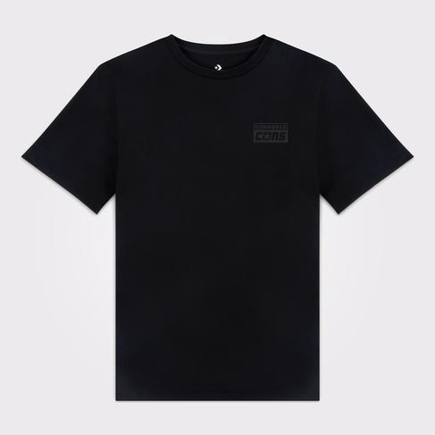  Converse Grafik Baskılı Erkek Siyah T-Shirt