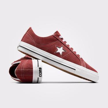  Converse Cons One Star Pro Unisex Bordo Sneaker