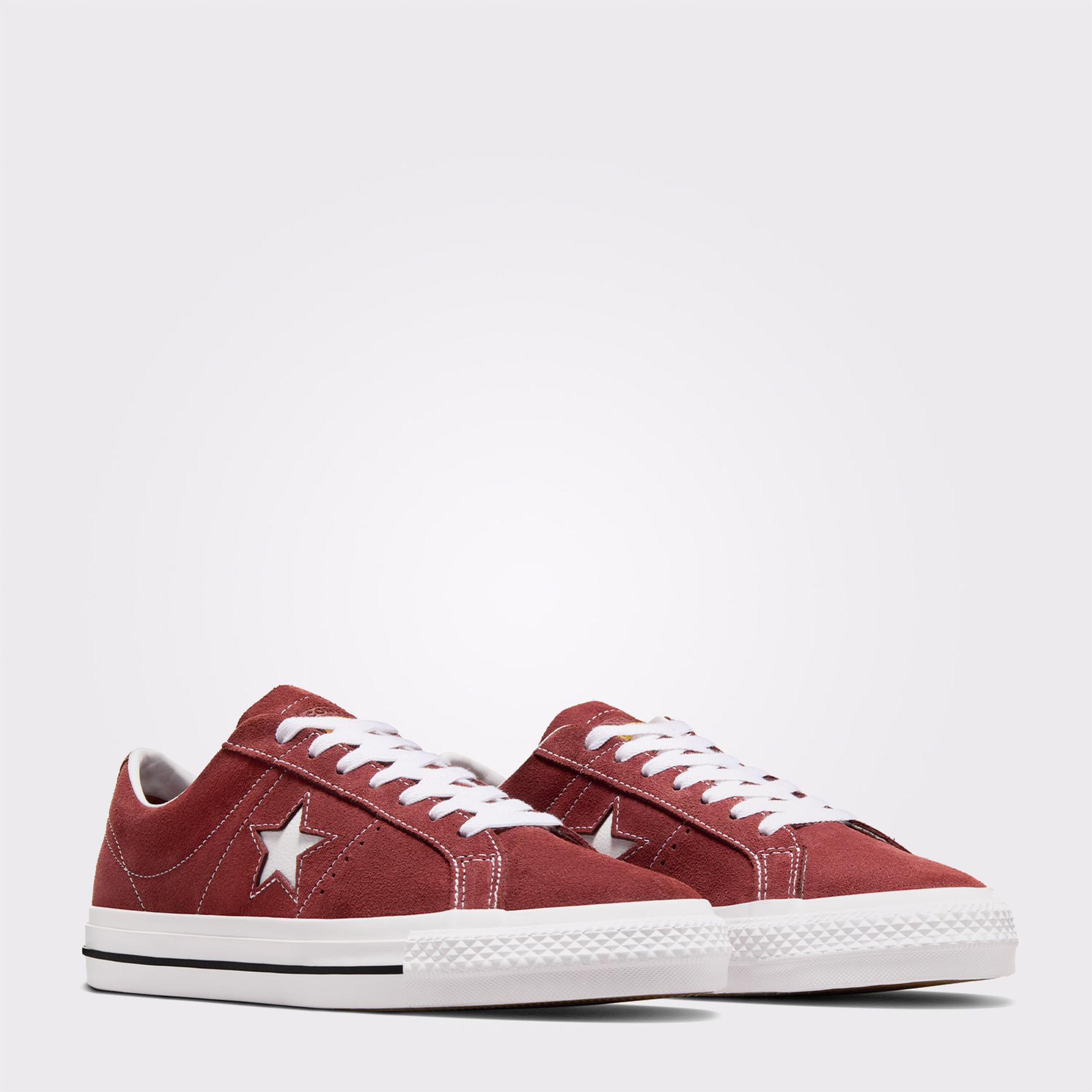 Converse Cons One Star Pro Unisex Bordo Sneaker