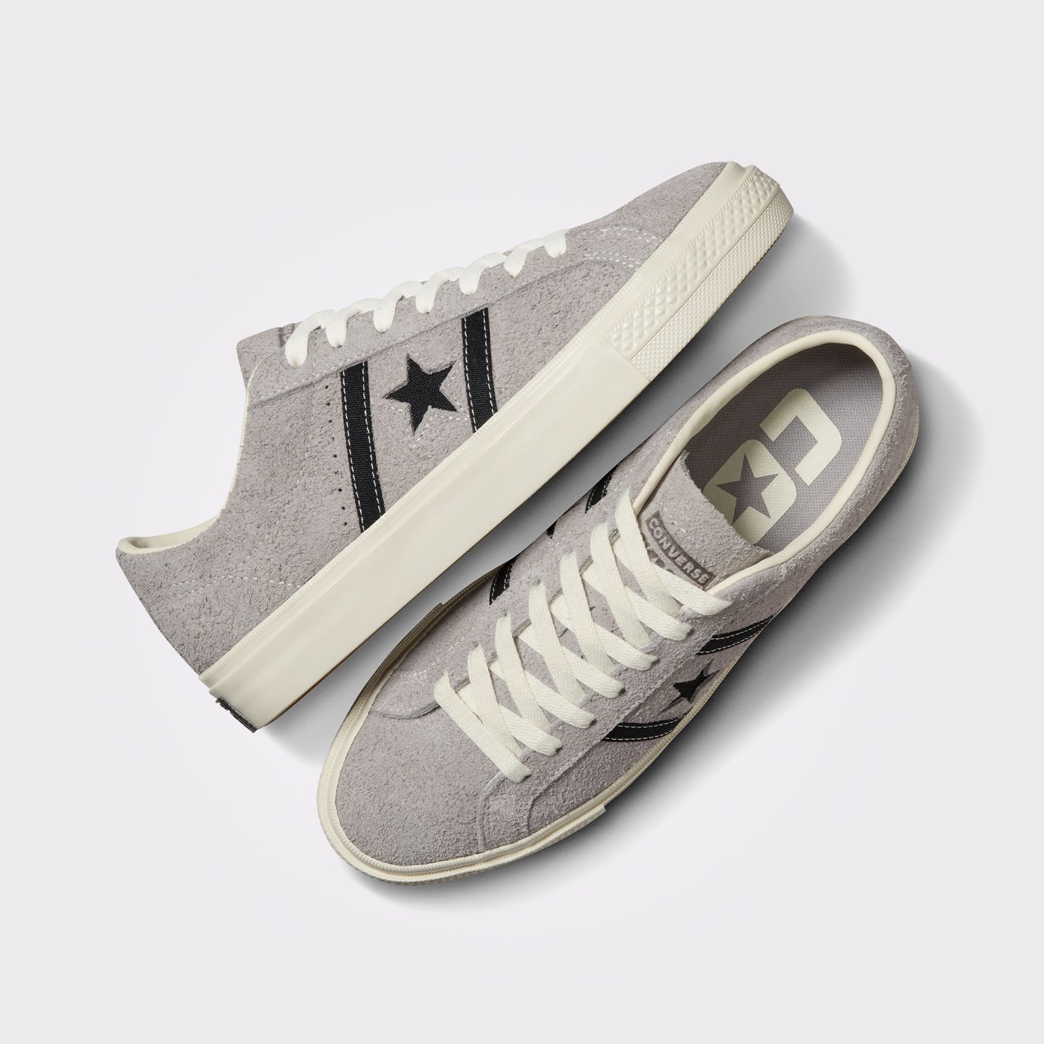 Converse One Star Academy Pro Unisex Gri Süet Sneaker - Görsel 5