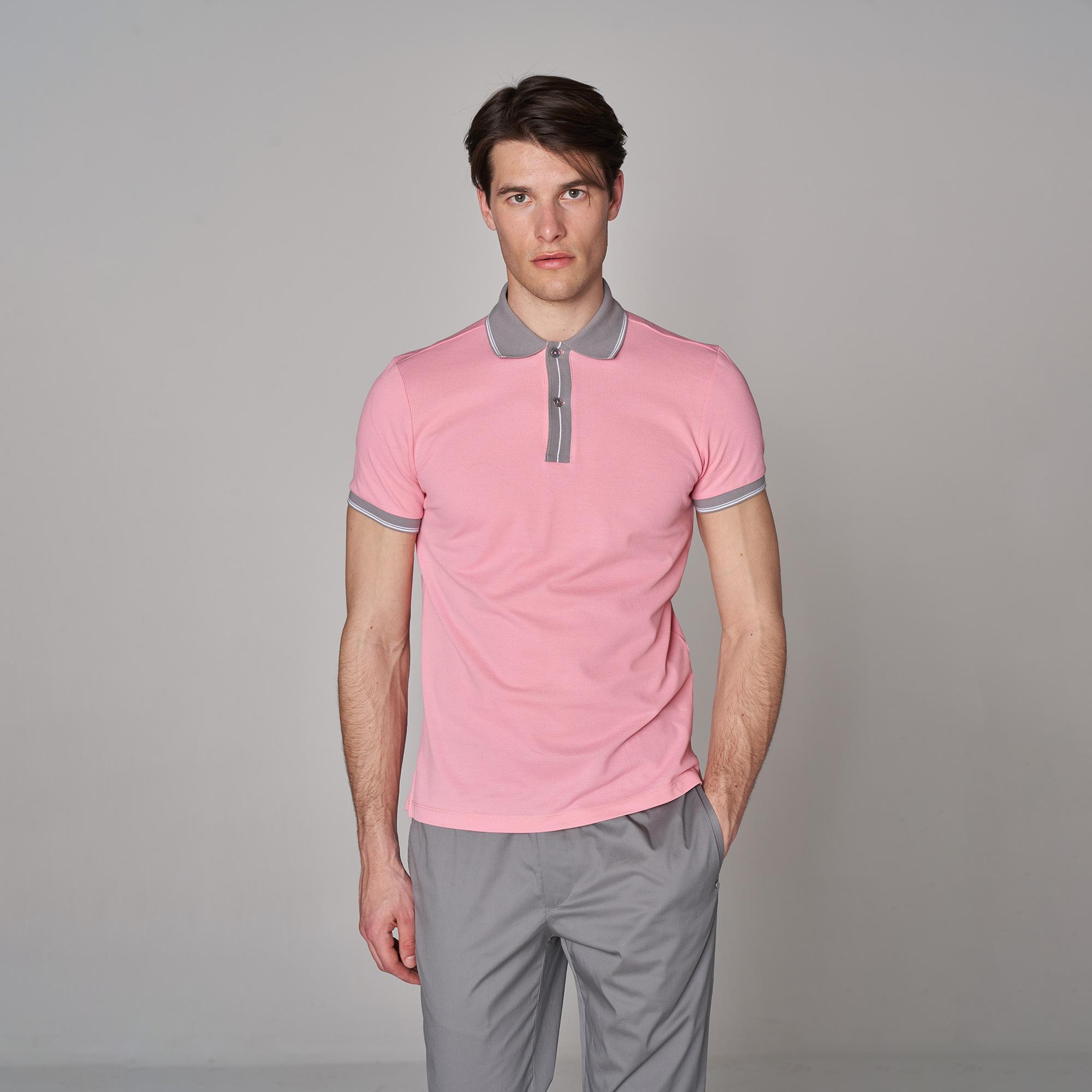 Sportempt St225  Erkek Pembe Polo