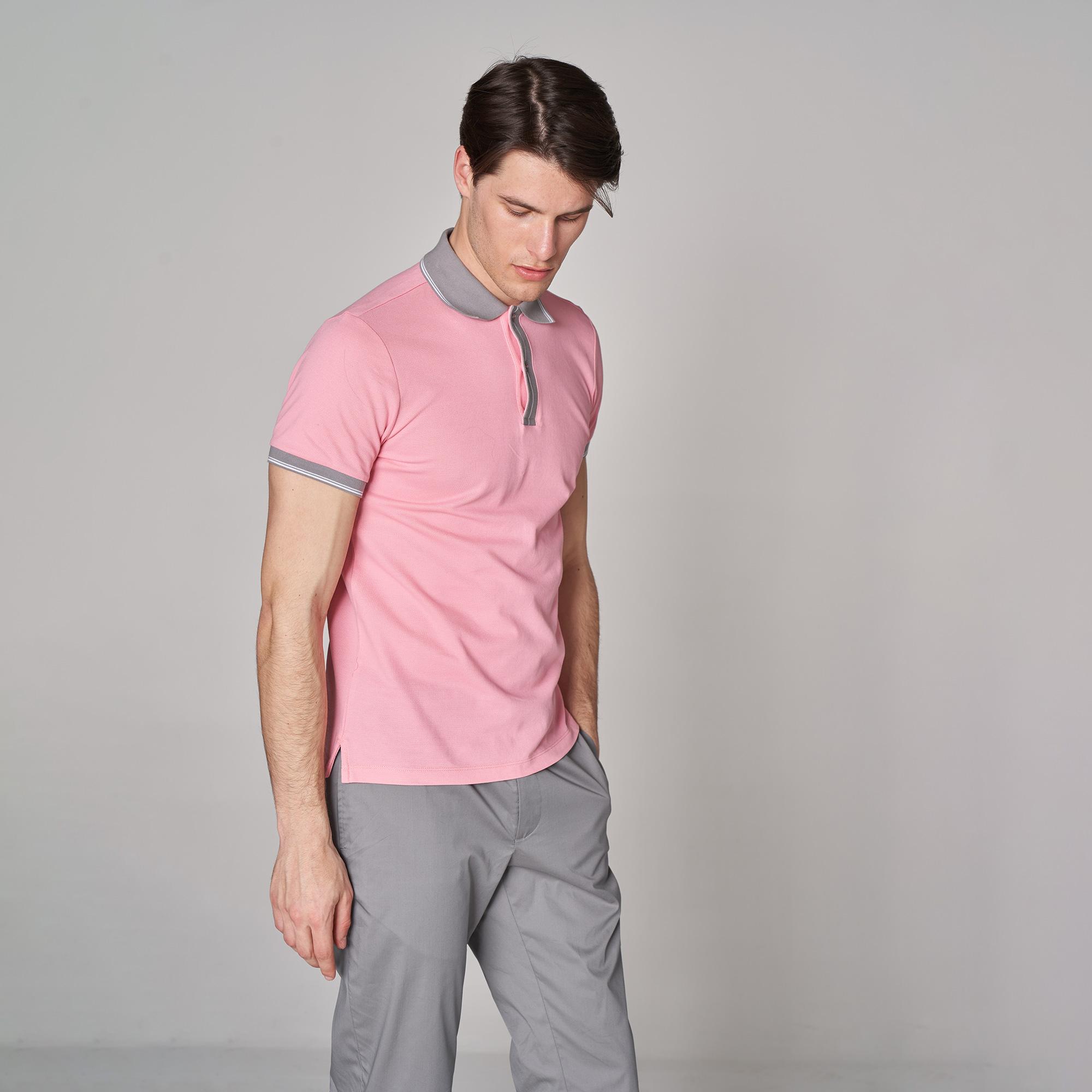 Sportempt St225  Erkek Pembe Polo