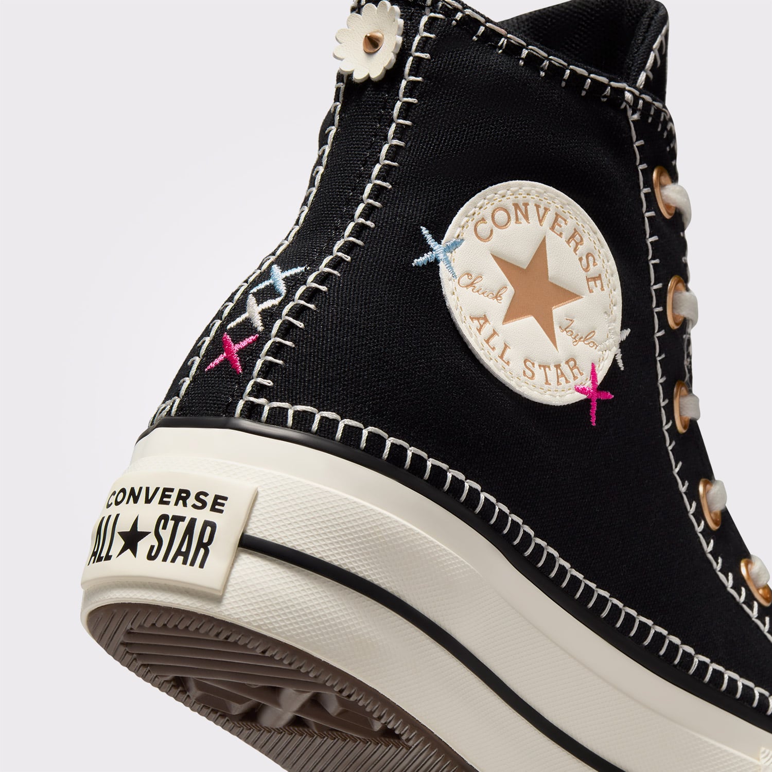 Converse Chuck Taylor All Star Lift Kadın Siyah Platform Sneaker - Görsel 7