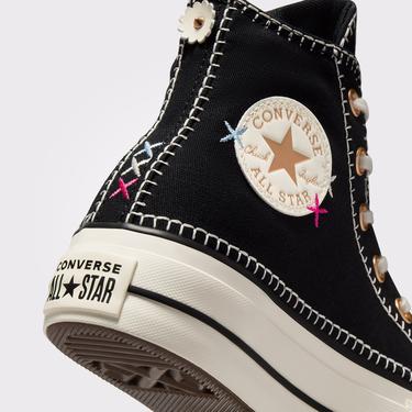  Converse Chuck Taylor All Star Lift Kadın Siyah Platform Sneaker