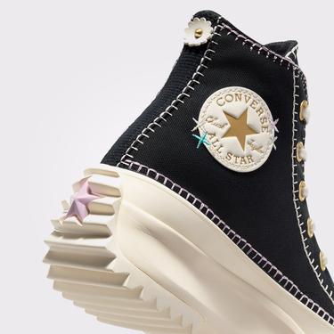  Converse Run Star Hike Unisex Siyah Platform Sneaker
