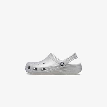  Crocs Classic Glitter T Bebek Gri Terlik