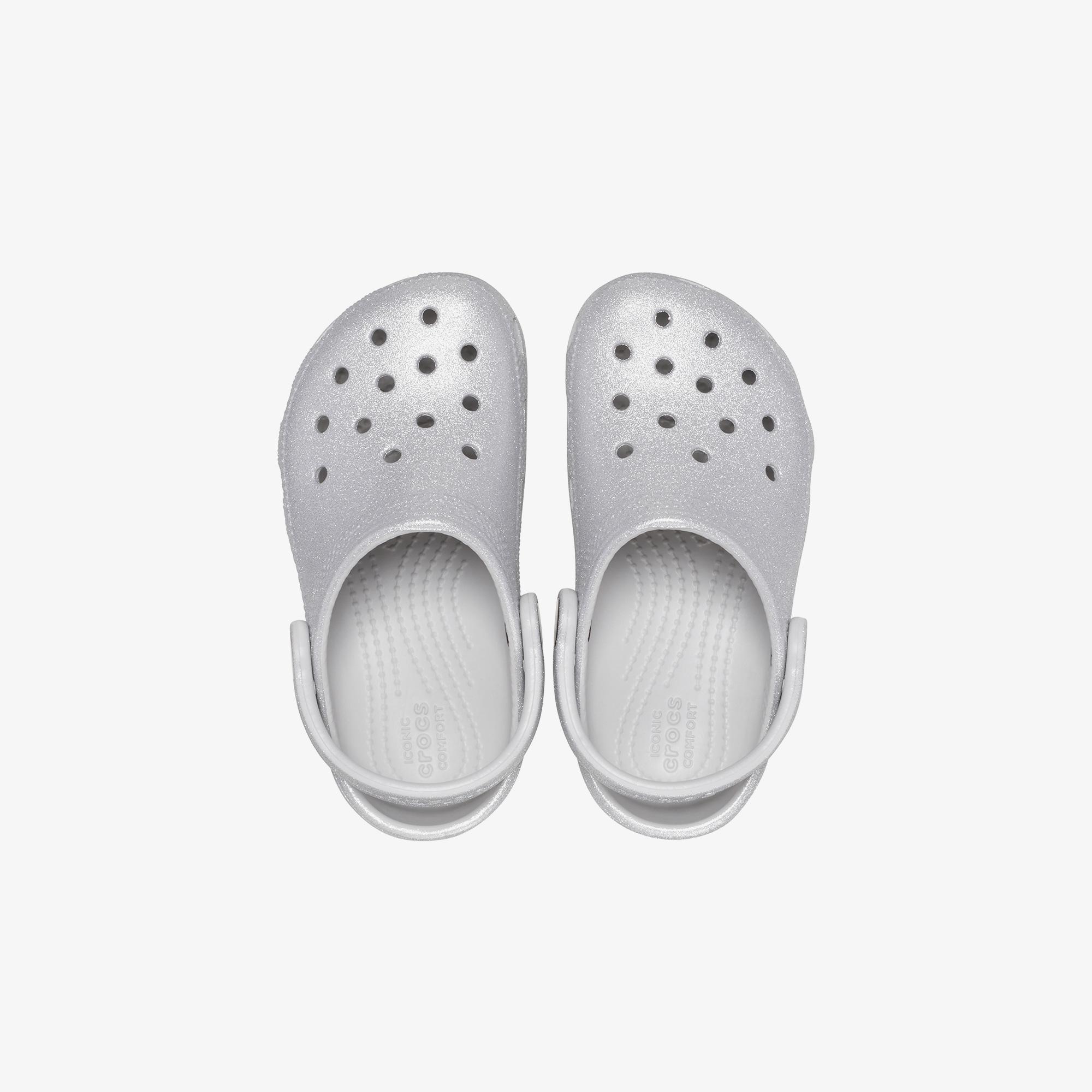 Crocs Classic Glitter T Bebek Gri Terlik