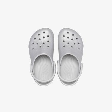  Crocs Classic Glitter T Bebek Gri Terlik