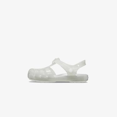  Crocs Isabella Glitter T Bebek Gri Sandalet