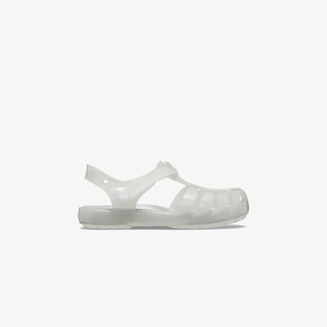  Crocs Isabella Glitter T Bebek Gri Sandalet