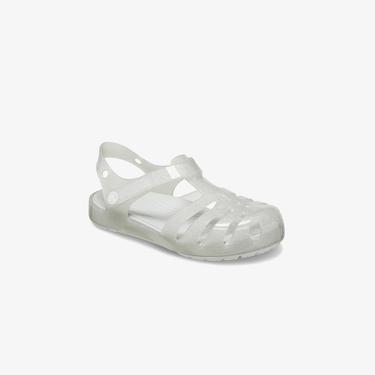  Crocs Isabella Glitter T Bebek Gri Sandalet