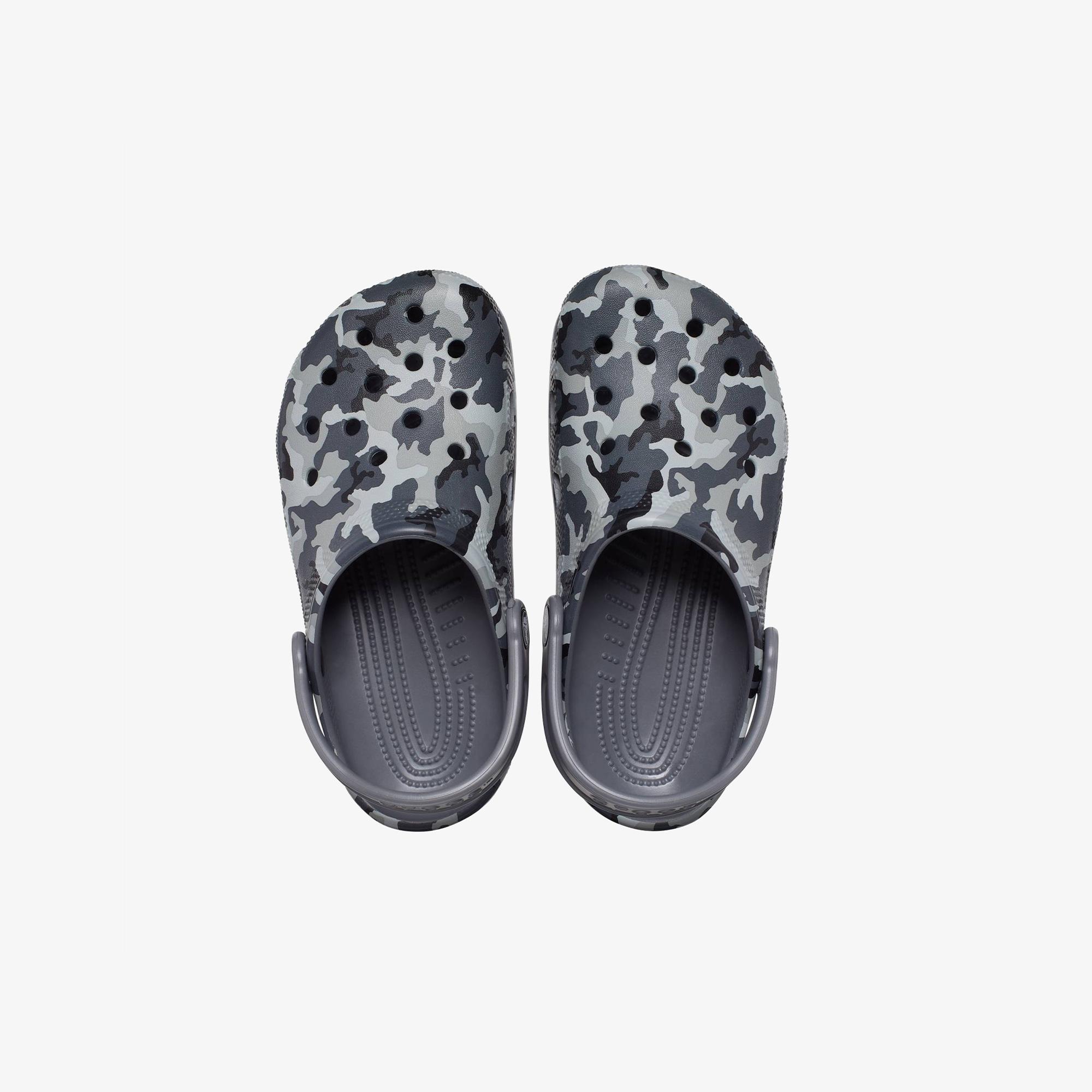 Crocs Classic Camo K Çocuk Siyah Terlik