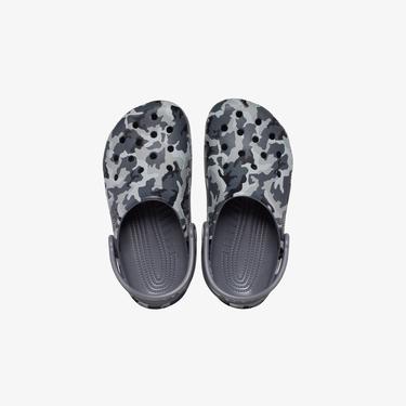  Crocs Classic Camo K Çocuk Siyah Terlik