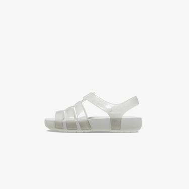  Crocs Isabella Glitter K Çocuk Gri Sandalet