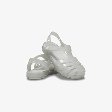  Crocs Isabella Glitter T Bebek Gri Sandalet