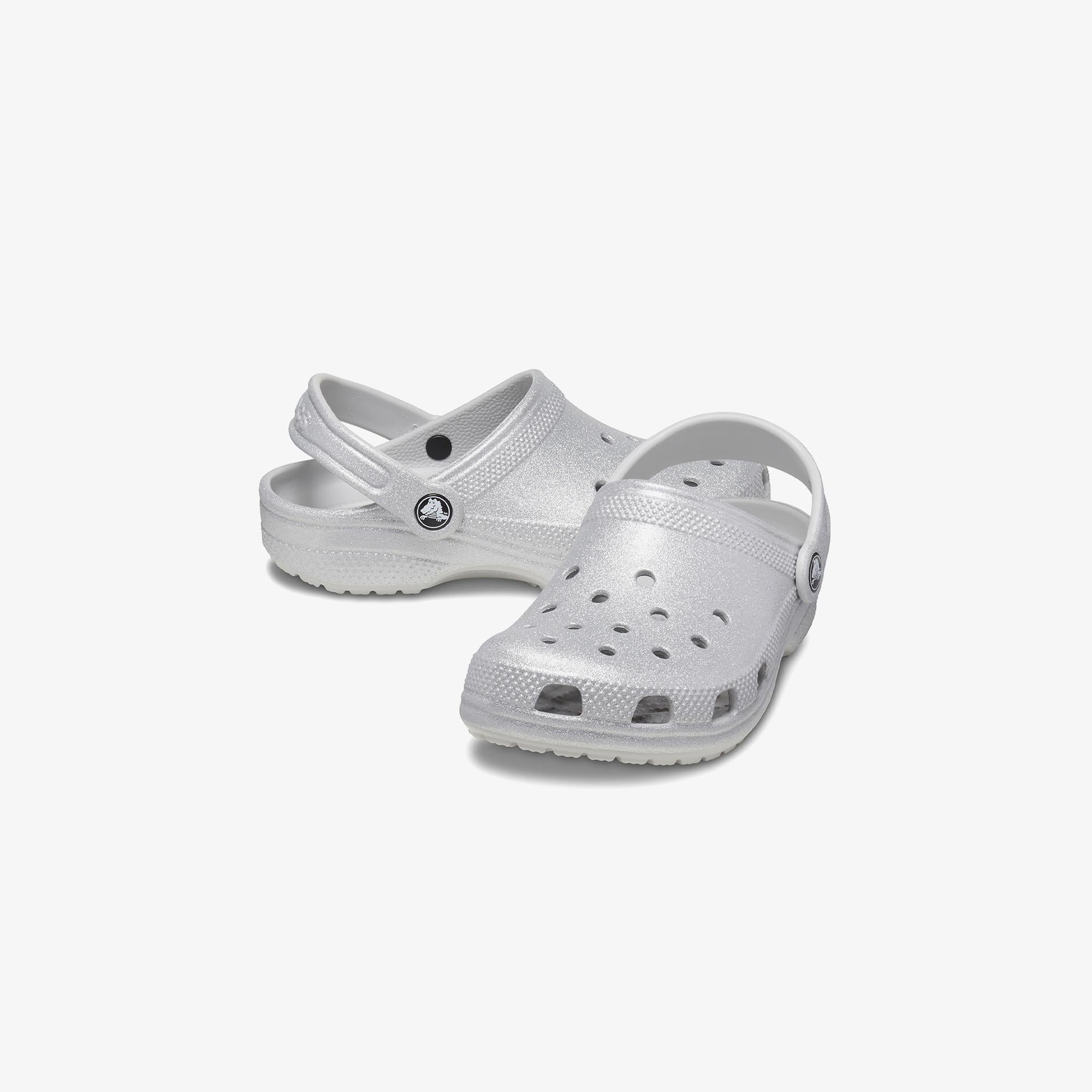 Crocs Classic Glitter T Bebek Gri Terlik