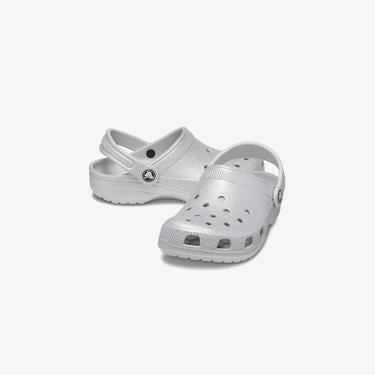  Crocs Classic Glitter T Bebek Gri Terlik