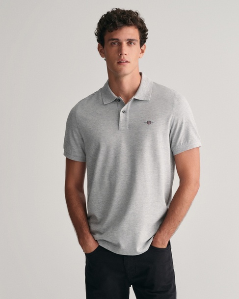  GANT Erkek Gri Regular Fit Polo